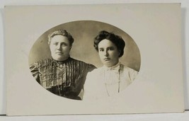 Victorian Women Portrait RPPC Plymouth Wisconsin Postcard L8 - $9.99