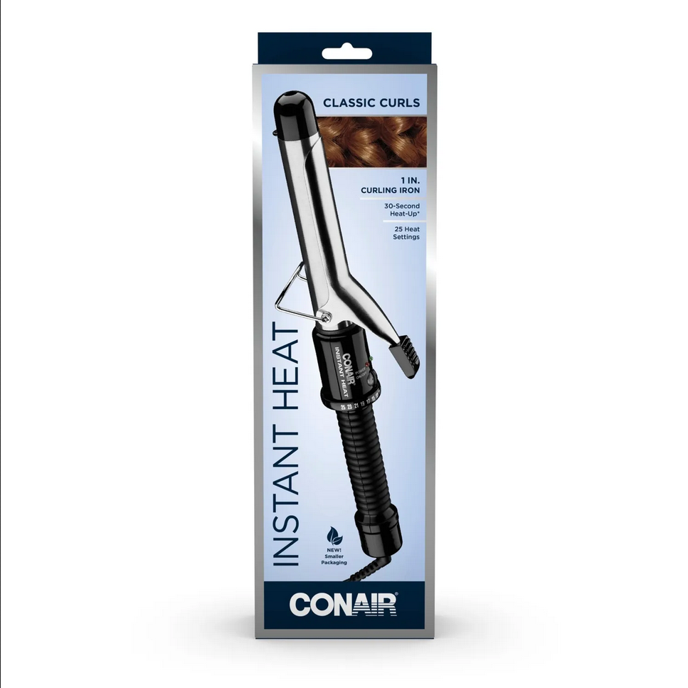 1" Curling Iron Instant Heat 25 Settings Auto Off Classic Curls - $16.00