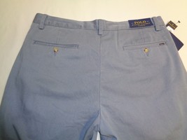 Polo Ralph Lauren Size 34W 34L CLASSIC FIT Blue Chino Pants New Mens Clo... - $98.01