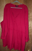 4X ~ 34/36 Women&#39;s Plus Chelsea Babydoll long sleeve tunic top - £9.99 GBP