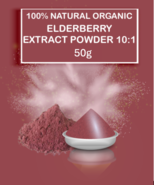 100% Natural Organic - Elderberry 10:1 Extract Powder - Sambucus Nigra -... - $18.89 CAD