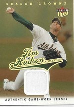 2004 Ultra Season Crowns Game Used Gold Tim Hudson 30 Athletics 03/99 - £3.19 GBP