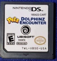 Nintendo DS NDS Petz Pets Dolphinz Dolphins Encounter Video Game Cartridge Only - £4.26 GBP