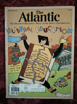 ATLANTIC magazine March 1991 Dinesh D&#39;Souza Thomas M Disch Broadway - £9.06 GBP