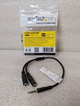 New Startech MUYHSMFF Headset Adapter W/ Microphone and Headphone Splitter - $3.49