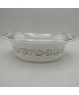 Vintage PYREX Empire Scroll 1-1/2 QT Casserole Dish Grandmacore #043 W/Lid - $271.24 MXN