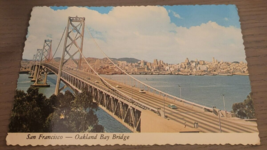 San Francisco California Oakland Bay Bridge Vintage Postcard - £6.15 GBP