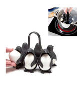 Penguin Shape Cartoon Multifunctional Egg Cooker Refrigerator Shelf - £14.86 GBP