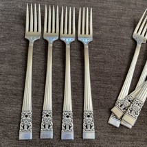 4! Community Oneida Silverplate Coronation Grille Fork 7 1/2&quot; No Mono 2 Sets - £15.43 GBP