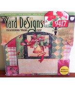 Yard DeSigns Magnetic Address Sign Christmas Holly Bells NEW - $16.34