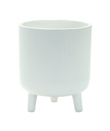 Ribbed Stone Footed Planter (Set of 2) - $70.85 CAD