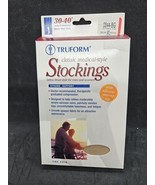 Truform 30-40 mmHg Compression Stockings for Men and Women, Beige,  X-Large - $243.52 MXN