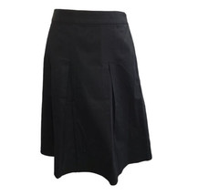 Talbots Skirt Women&#39;s Black Pleated Knee Length A Line Size 14 New With Tags S8 - £33.14 GBP
