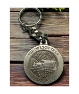 Vintage Oregon Trail Keychain Official Medallion Travel Souvenir Half Do... - £14.92 GBP