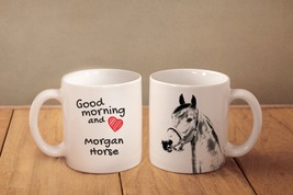 Morgan horse - mug with a horse and description:&quot;Good morning and love...&quot; - £11.72 GBP