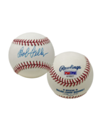 Bob Feller Autographed Cleveland Indians Authentic MLB Baseball PSA - £84.24 GBP
