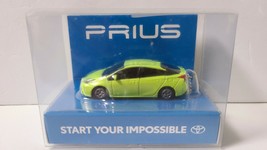 TOYOTA NEW PRIUS Light Keychain Lime Green Model Car Limited  - $22.09