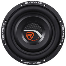 Rockville W8T4-S4 8&quot; Shallow Mount 1000w Peak Car Subwoofer 4 Ohm Sub - £65.76 GBP