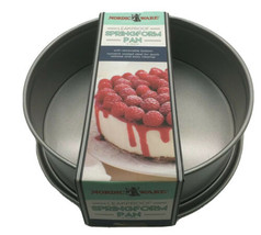  New Nordic Ware 9&quot; Spring Form Pan Cake Dessert Baking Leakproof Small Damage - £15.17 GBP