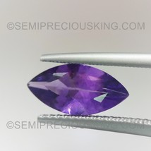 Natural Amethyst African Marquise Facet Cut 10X5mm Grape Purple Color VS Clarity - £15.22 GBP