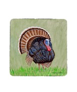 Betsy Drake Wild Turkey Neoprene Coaster Set of 4 - £27.68 GBP