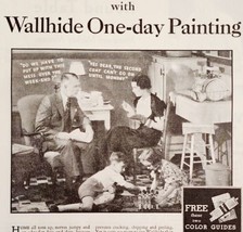 1934 PPG Pittsburgh Plate Glass Wall Paint Advertisement Ephemera  - $29.99