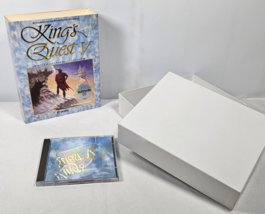 Big Box PC King&#39;s Quest V Absence Makes the Heart Go Yonder CD-ROM 1990 CD - £27.93 GBP