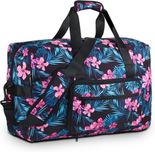 Weekender Carry on Bag Travel Duffle Medium Overnight for Women(Flower2) - $36.90