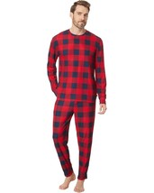 Nautica Men&#39;s Relaxed Fit 2PC Waffle Buffalo Plaid Pajama Set, Nautica R... - $521.73 MXN