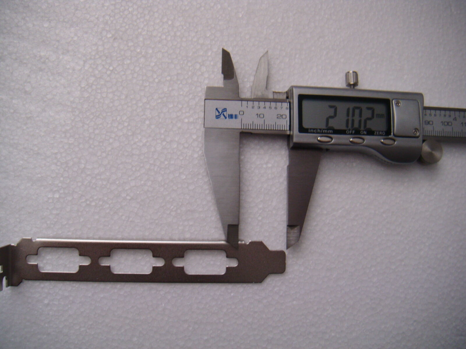 PCI Three-hole VGA DB9 3 Serial Card Cover Full Height 12CM Bracket Nickel - $1.77