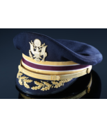 U.S. ARMY, OFFICERS DRESS BLUE VISOR CAP, LOUISVILLE CAP CO. UNUSED, MIN... - $75.00
