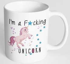 I&#39;m A Fucking Unicorn Mug - Be a Unicorn Coffee Mugs Gift - Rainbow Lover Gift M - £9.60 GBP