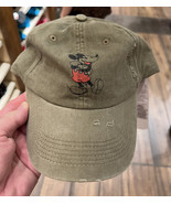 Disney Parks Mickey Mouse Distressed Hat Cap NEW - £31.30 GBP