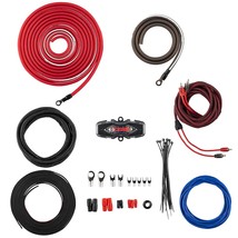 DS18 AMPKIT4 4 Gauge Amp Installation Wiring Kit - Amplifier Installation Kit 4  - £50.82 GBP