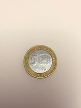 5 pesos coin Dominican Republic 2007 - £1.57 GBP