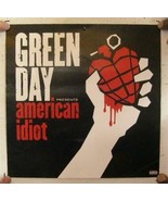 Green Day Poster American Promo Album Idiot 2 Face Heart Grenade Shot Ba... - $501.10 MXN