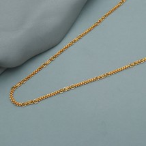 Pure 22k Yellow Gold Chain Necklace For men women Anniversary Wedding Gift, Indi - £3,806.10 GBP