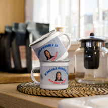 Kamala Harris is Batsh*t Crazy Enamel Mug - $26.50