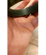 Unique vintage  green  leaves bakelite  bangle bracelet - $119.00