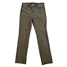 Lauren Ralph Lauren Heritage Jeans Womens Size 10 32&quot; Brown Mid Rise Str... - $19.99