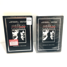 American Gangster (DVD, 2008, 2-Disc Set) New With Sleeve Cover NIP - £11.44 GBP