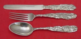 Nursery Rhyme by Tiffany and Co Sterling Silver Junior Set 3pc Knife Fork Spoon - £787.47 GBP