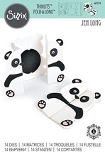 Thinlits Fold-A-Long Panda Dies. Sizzix. Clearance - £4.82 GBP