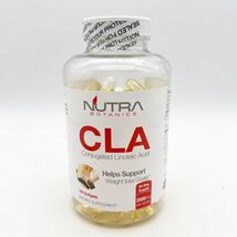 Nutra Botanics CLA 1000mg 180 softgels Exp 5/26 - $34.99