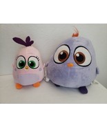 Angry Birds Hatchlings Plush Lot Zoe Pink Will Purple  Stuffed Animals R... - £20.93 GBP