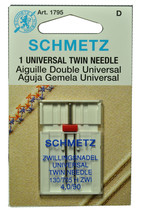 Schmetz Sewing Machine Twin Needle 1795 - $6.95