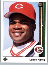 1989 Upper Deck 781 Lenny Harris Rookie Cincinnati Reds - $1.49