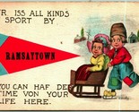 Olandese Fumetto Gagliardetto Ogni Tipo Di Sport Ramsaytown Pennsylvania... - $15.31
