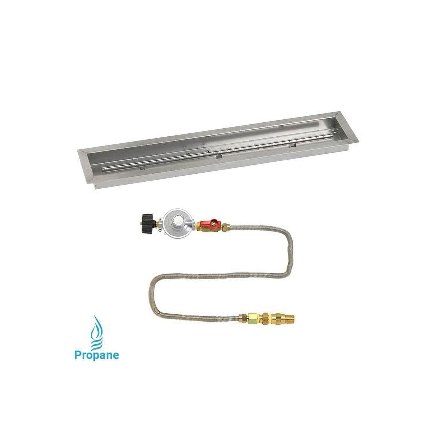 American Fireglass 36 x 6 in. Linear Drop-In Pan with Match Light Kit - ... - $567.33