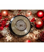 Beautiful vintage mother of pearl pendant watch - €38,68 EUR